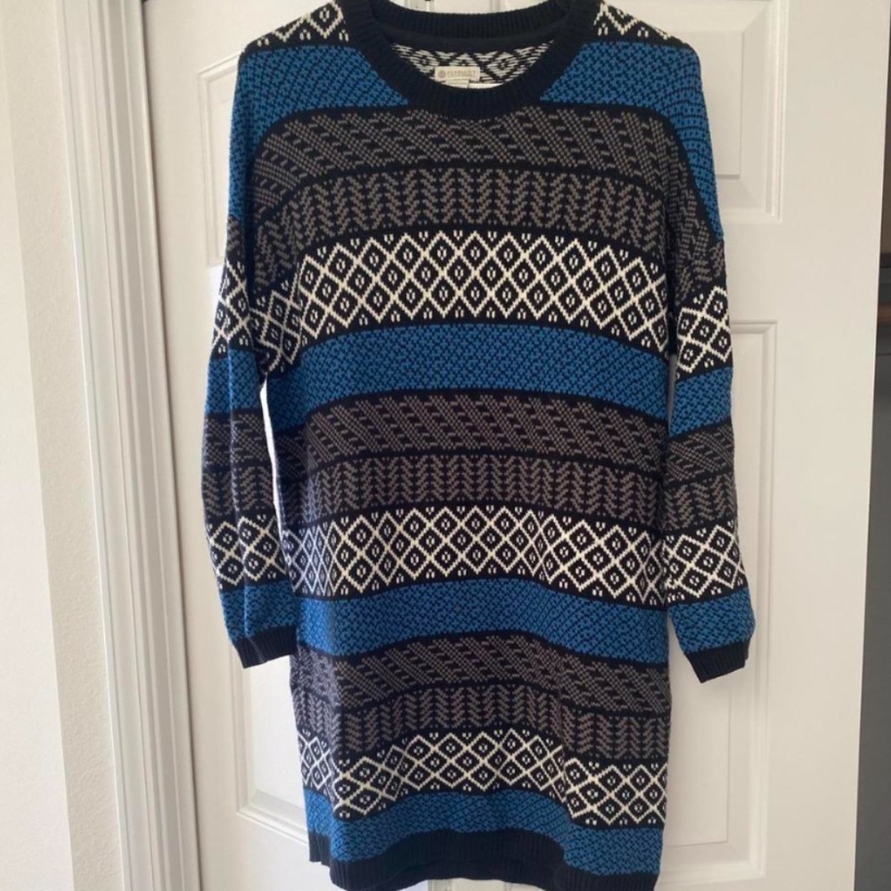 Element printed long sweater/ sweater dress